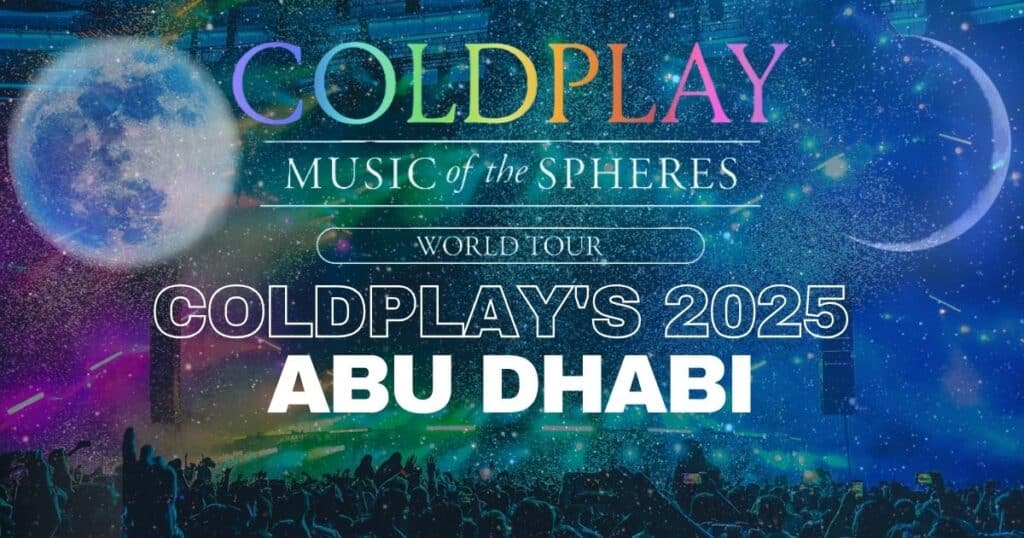 Upcoming Coldplay Concert 2025; Music Of Spheres.